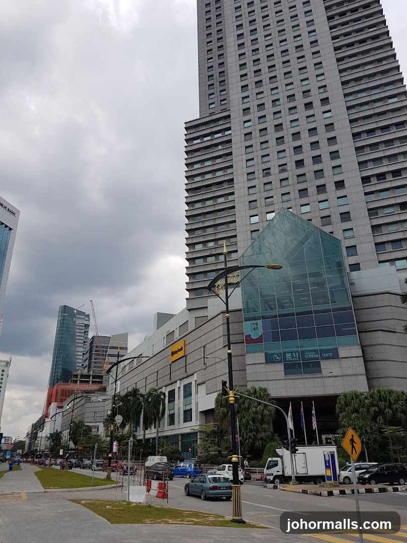 City Street with Tall Buildings