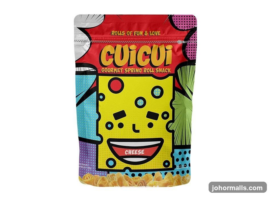CUICUI Gourmet Spring Roll Snack Packaging