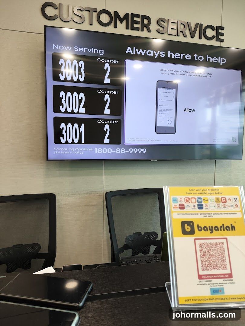 Customer Service Display
