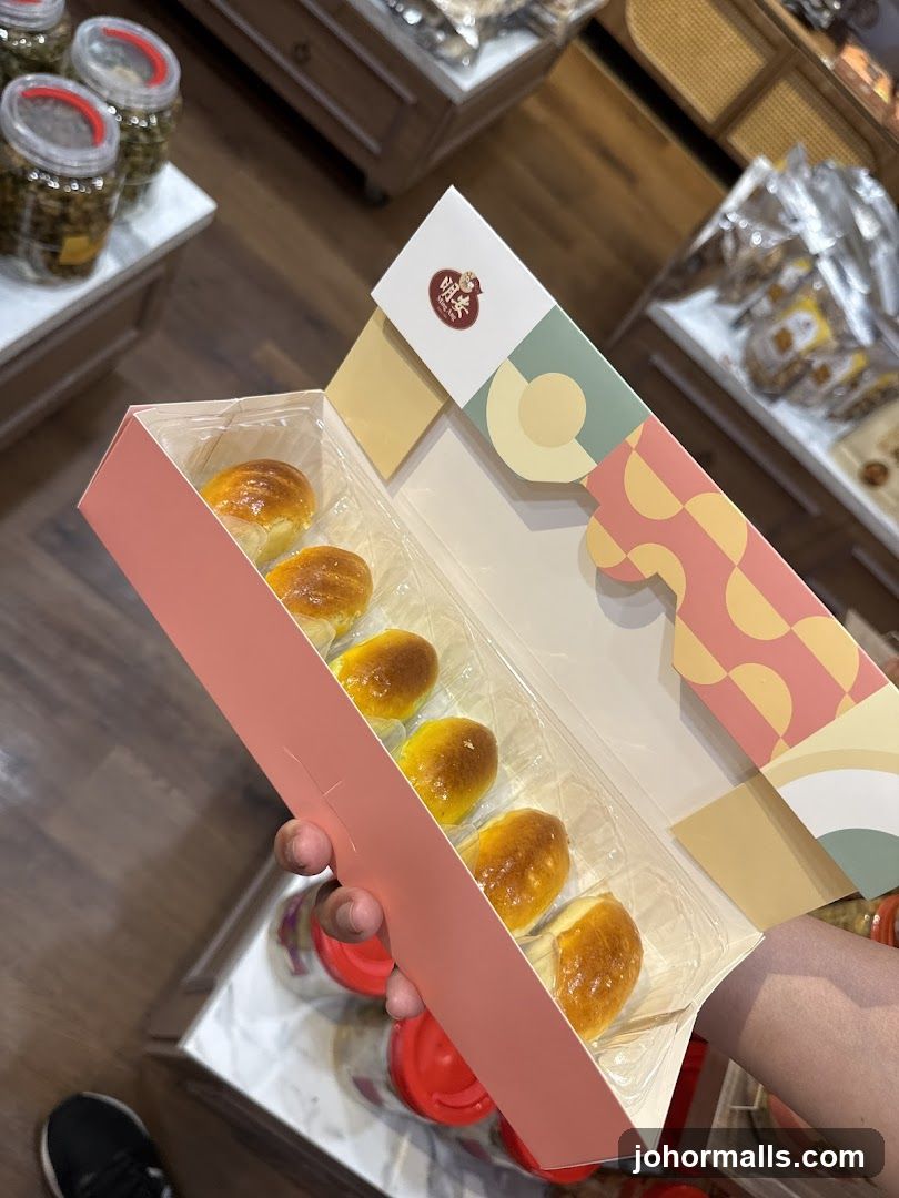 Pastries in a box