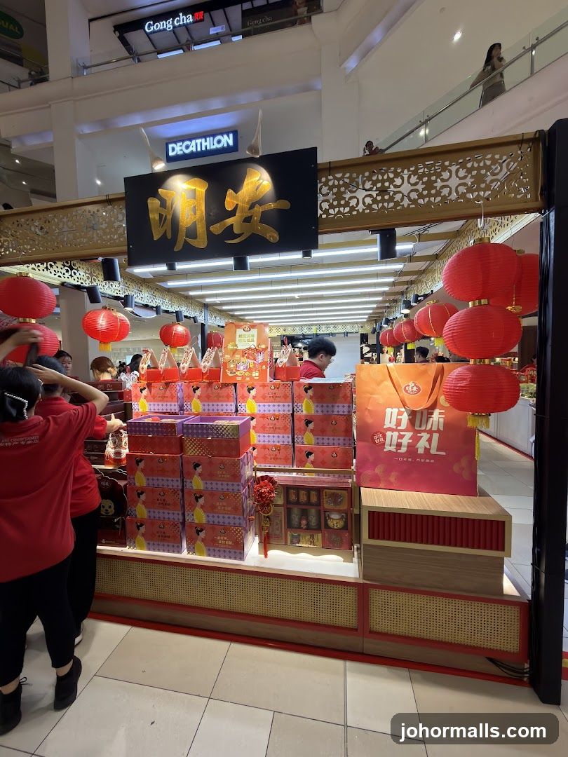 Gift Boxes and Lanterns Display