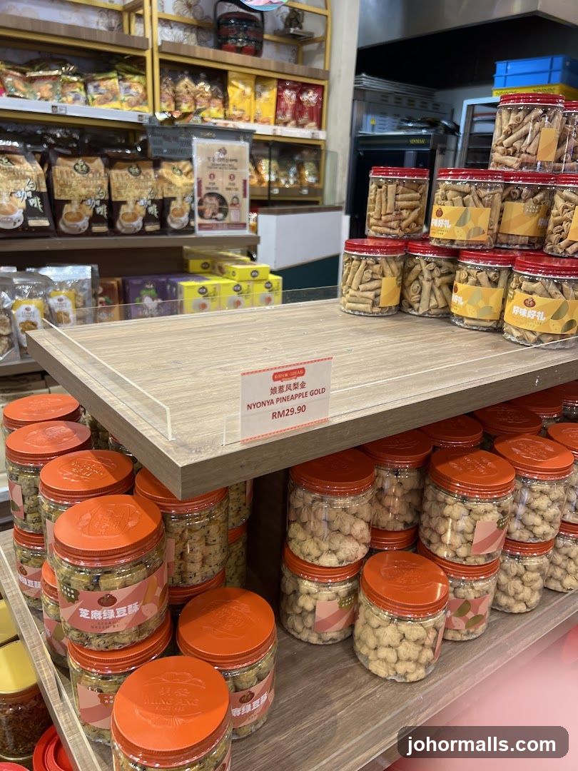 Assortment of Snacks in Jars