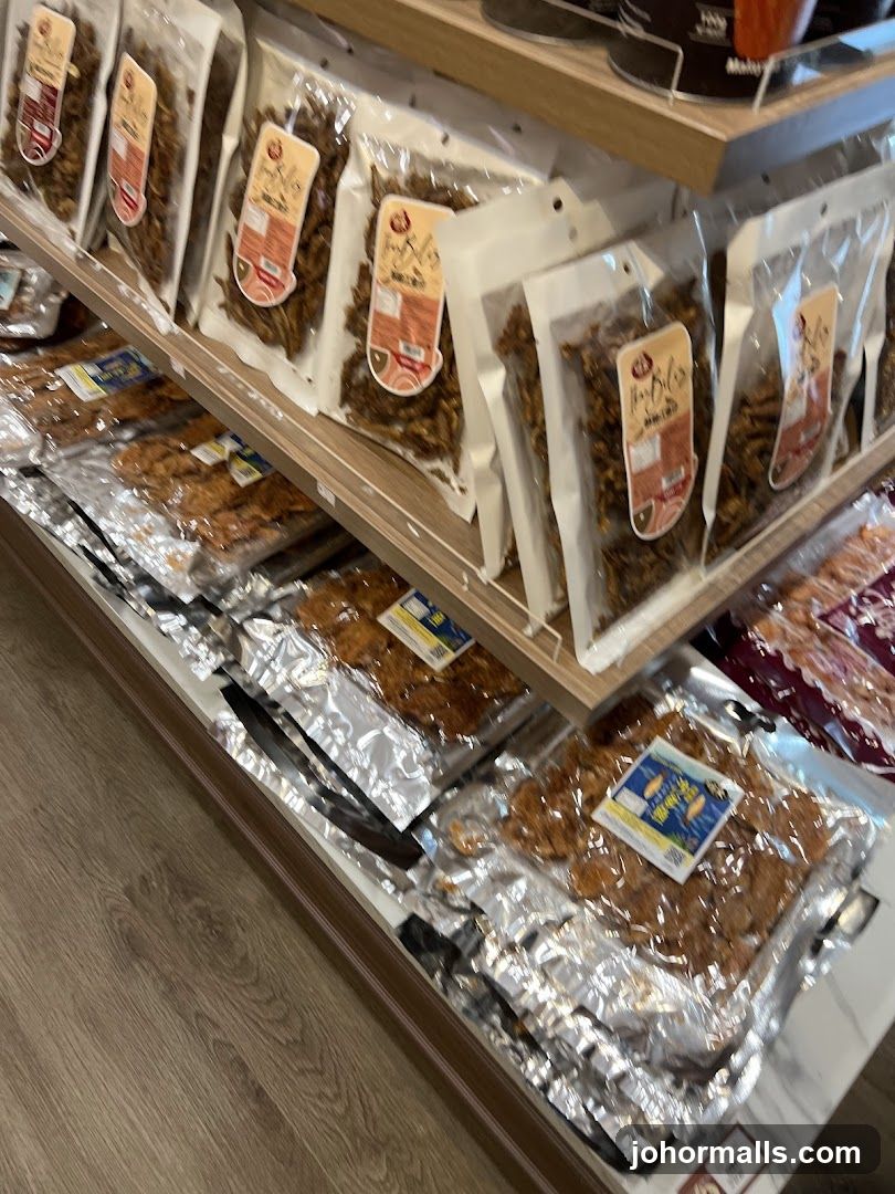 Packaged Snacks on Shelves