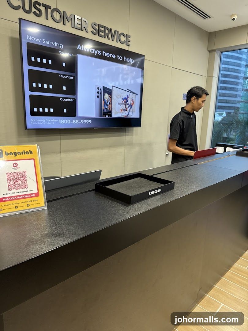 Customer Service Counter