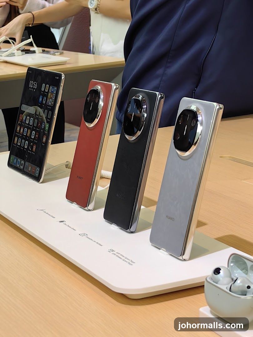 Smartphones and Earbuds Display