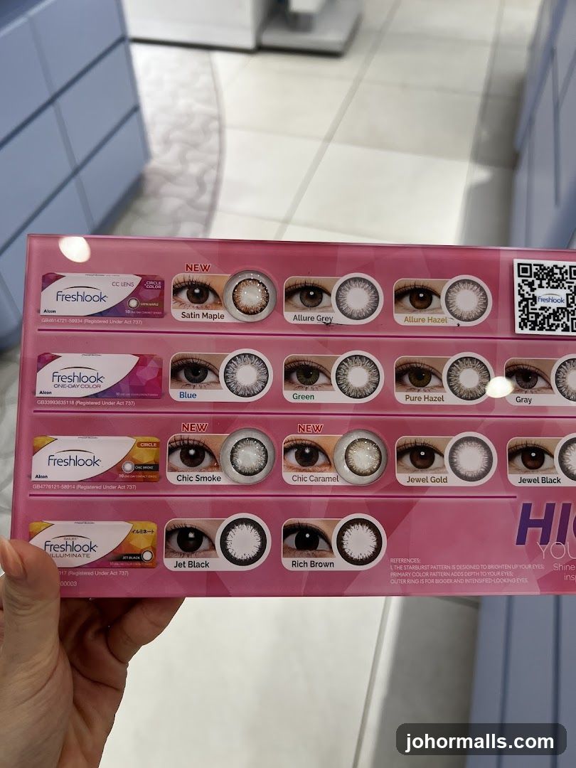 Freshlook Contact Lens Display