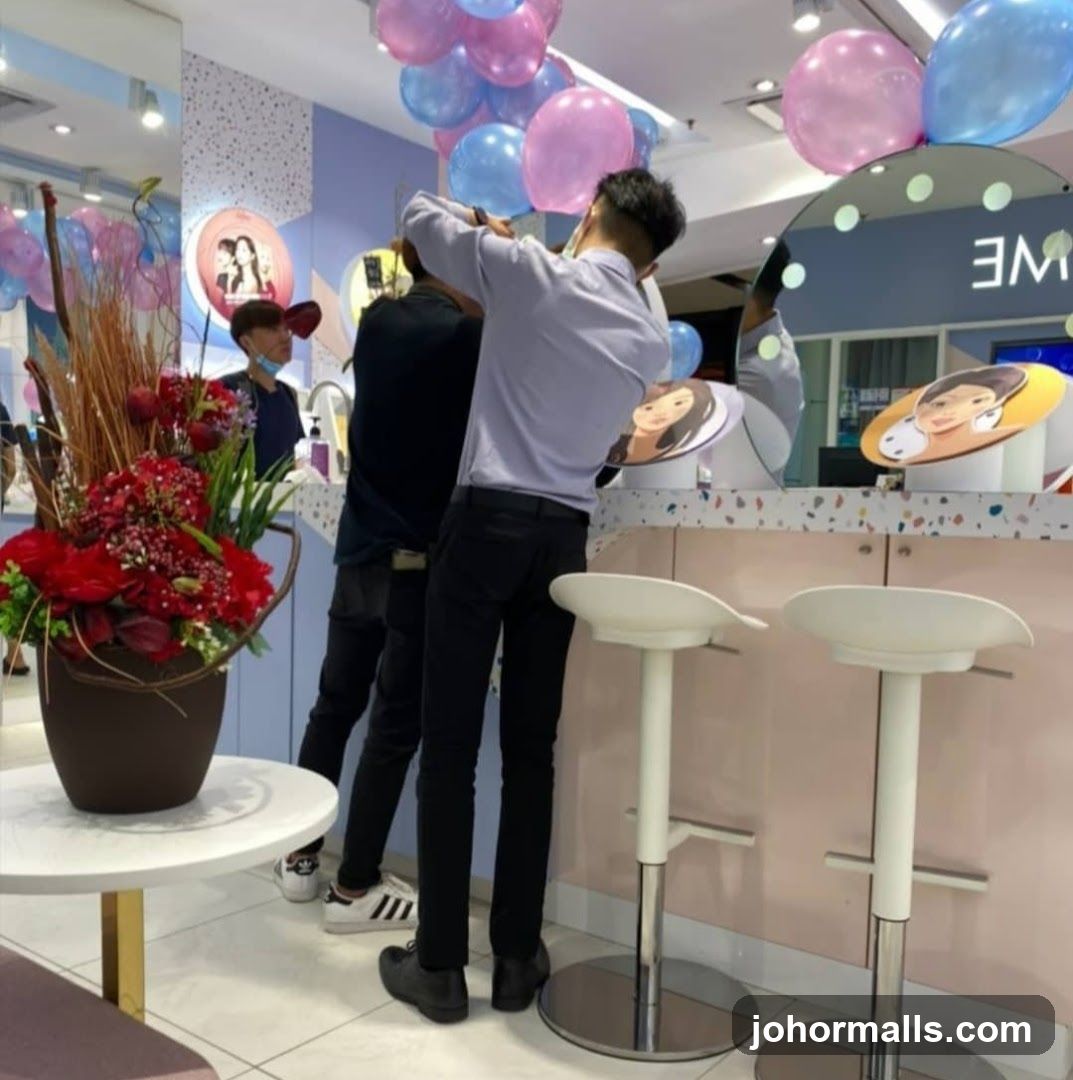 Interior of a salon or beauty store