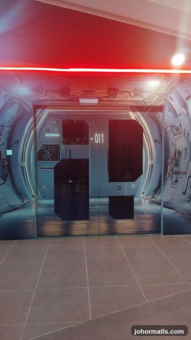 Sci-fi themed entrance