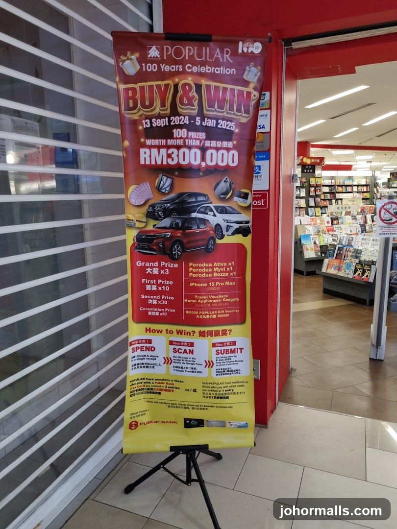 Popular 100 Years Celebration Buy & Win Promotion