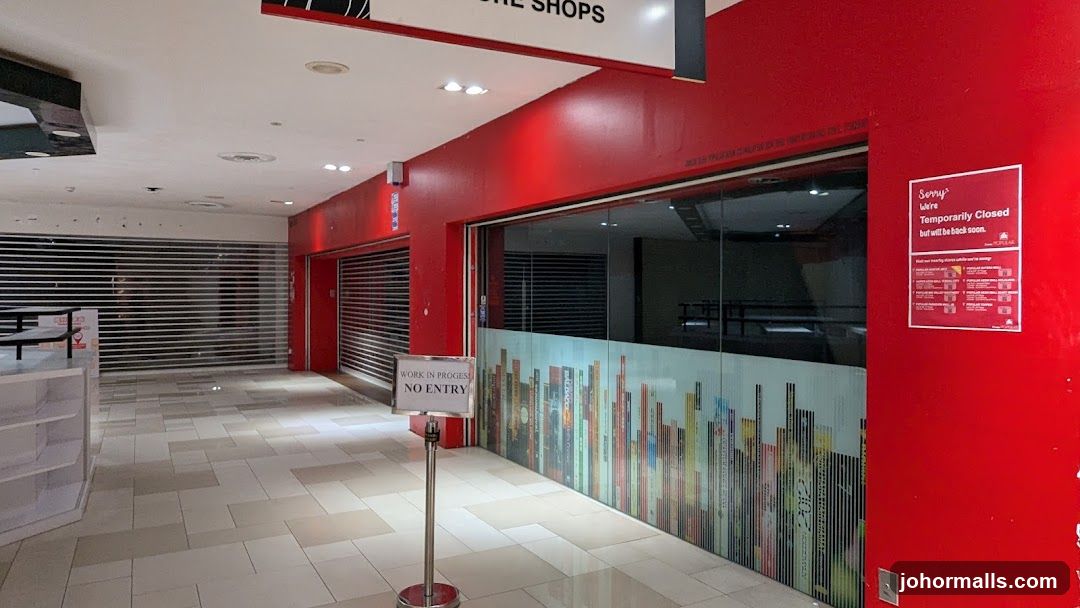 Mall Corridor with Closed Shops