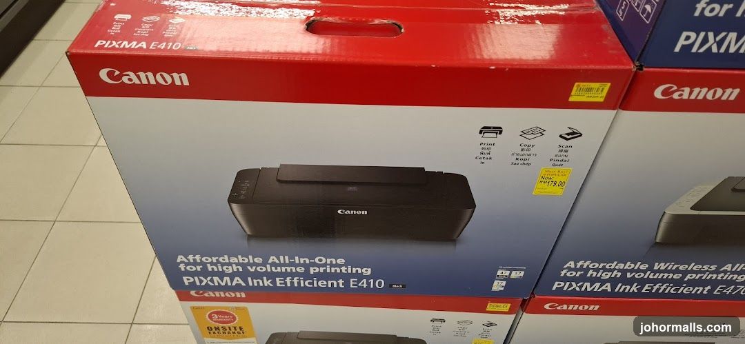 Canon PIXMA E410 Printer Box