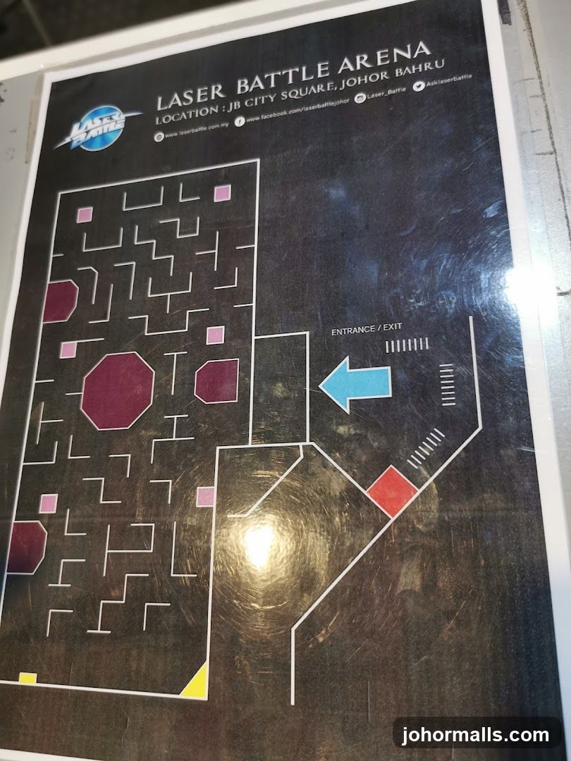 Laser Battle Arena Map