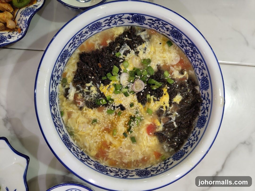 Seaweed Egg Drop Soup