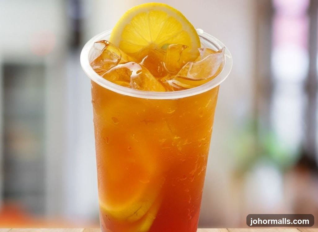 Iced Tea with Lemon