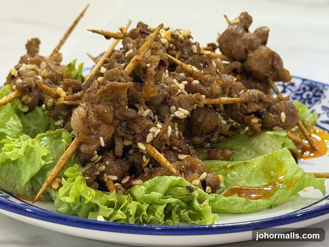 Spicy Beef Skewers
