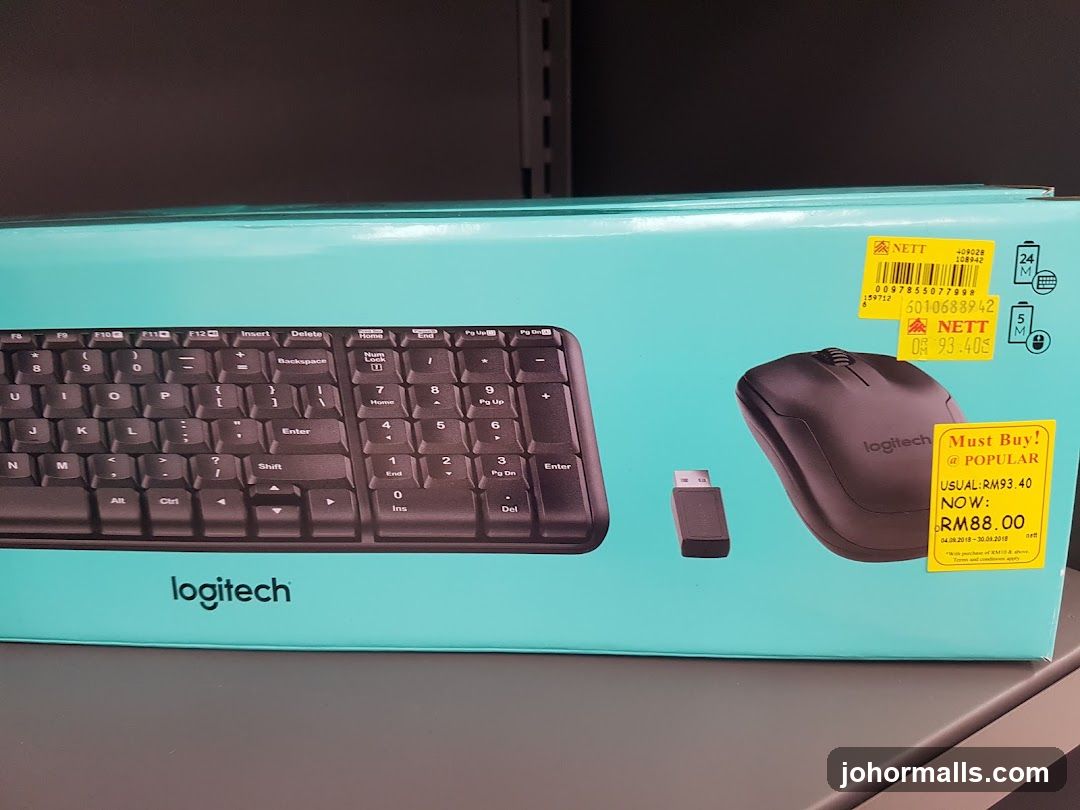 Logitech Keyboard and Mouse Set