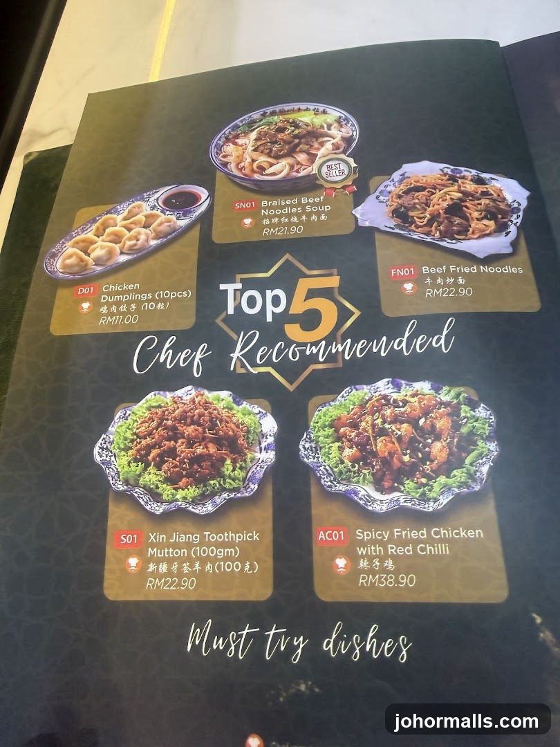 Top 5 Chef Recommended