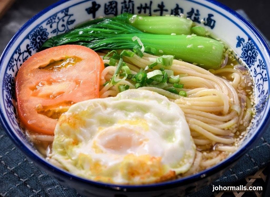 Noodle Soup with Egg and Tomato