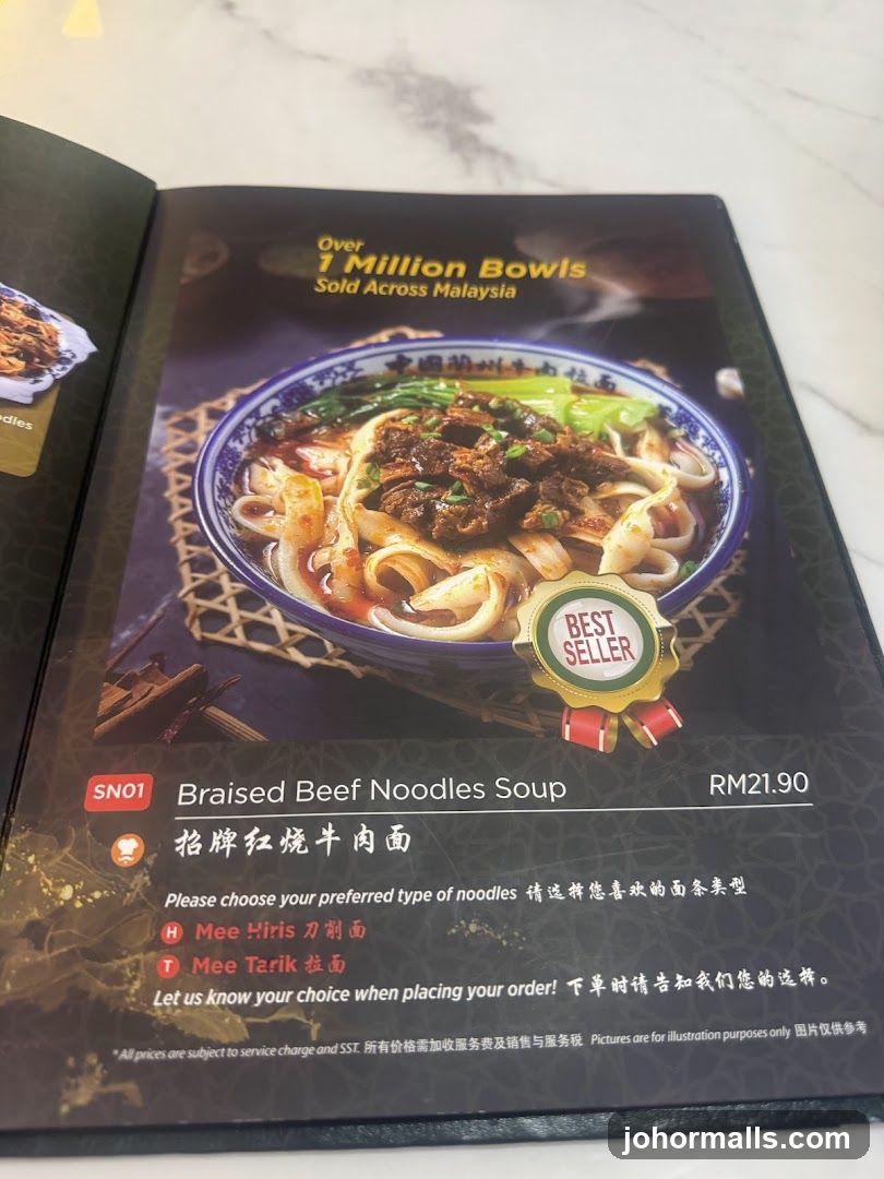 Braised Beef Noodles Soup