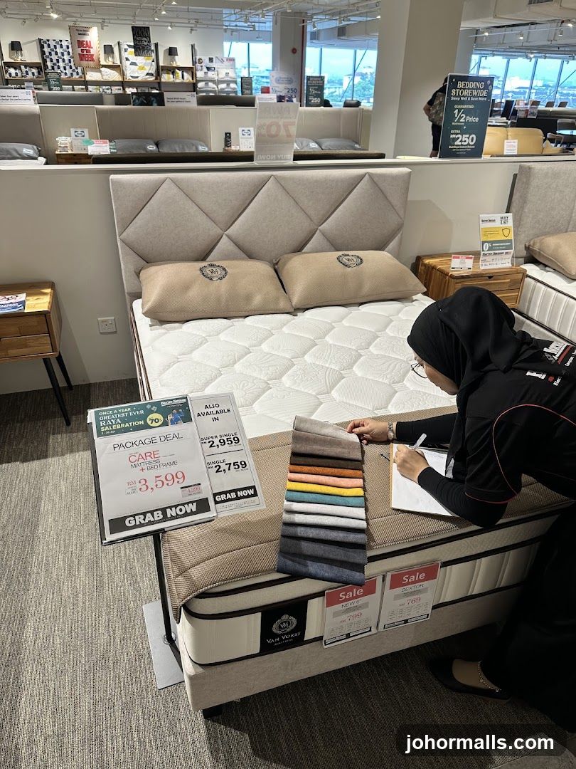 Bedding Store Display