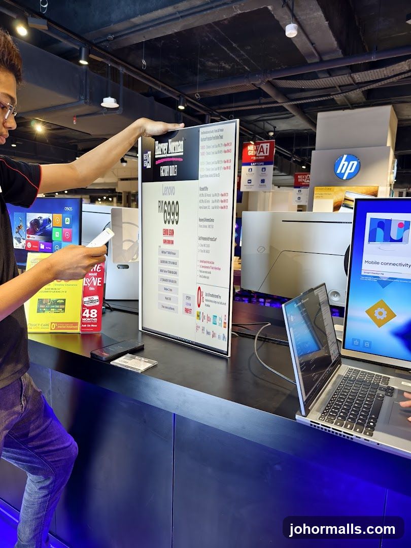 Electronics Store Display