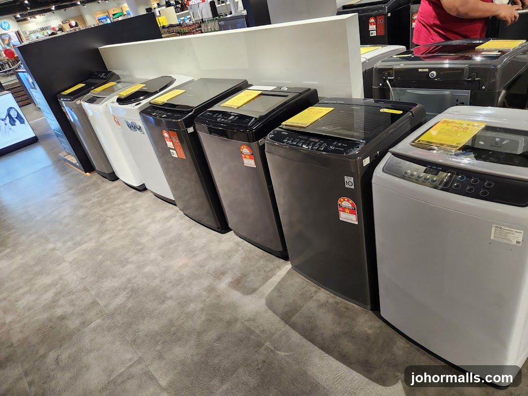 Washing Machines on Display