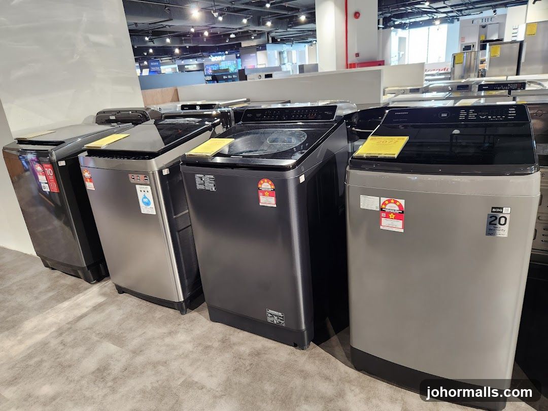 Washing Machines on Display