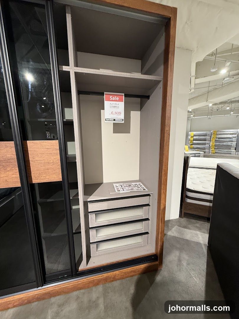 Wardrobe Interior with Sale Tag