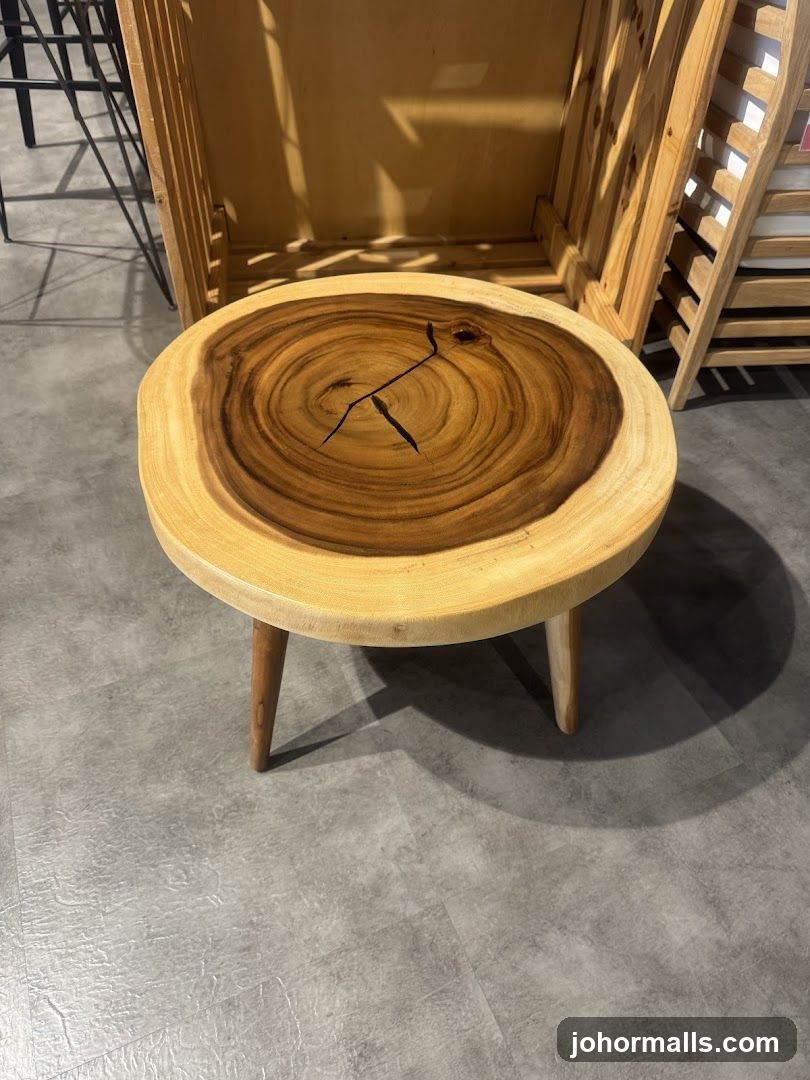 Wooden side table