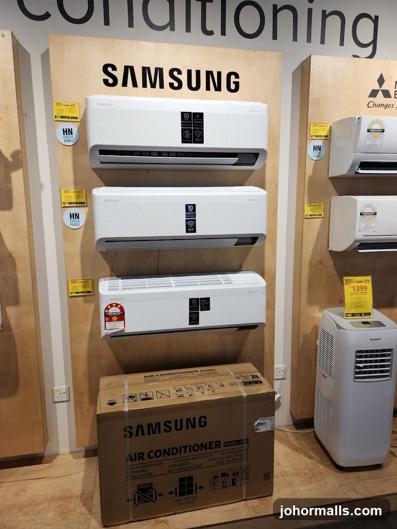 Samsung Air Conditioners Display