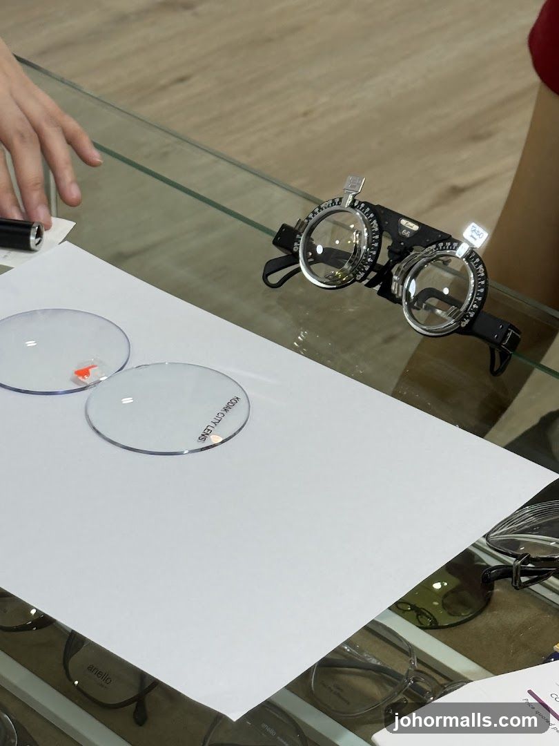 Optometry equipment and lenses