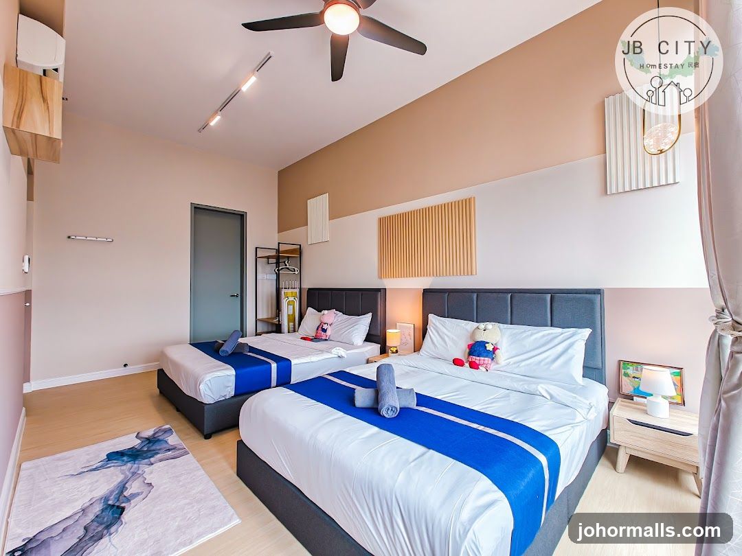 Bedroom with two beds