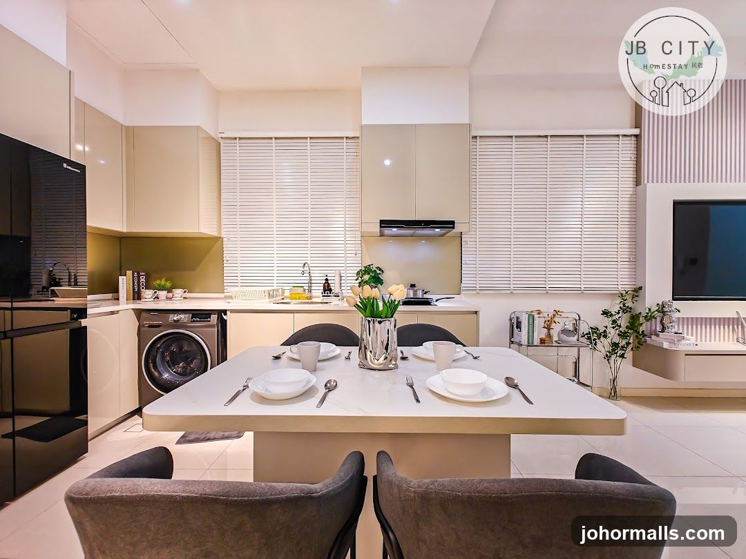 Modern Dining and Kitchen Area