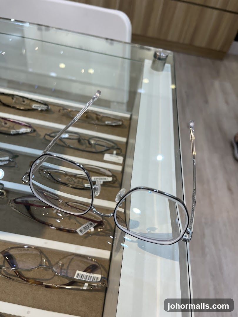Eyeglasses on Display