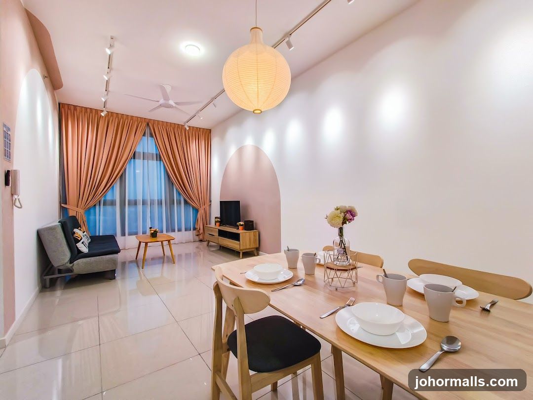Modern Living and Dining Area