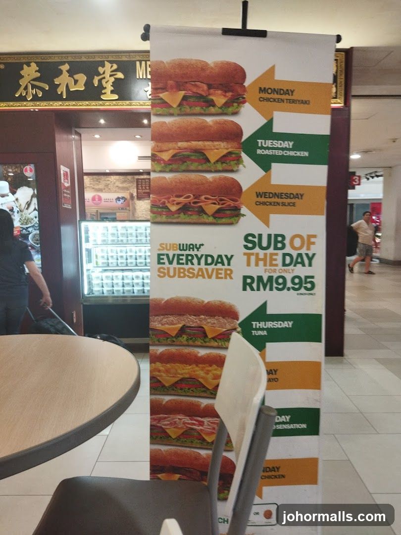 Subway Sub of the Day Banner