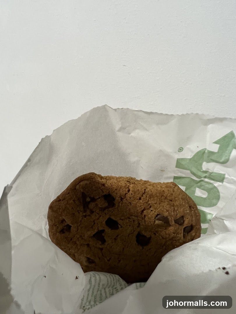 Chocolate Chip Cookie in Packaging