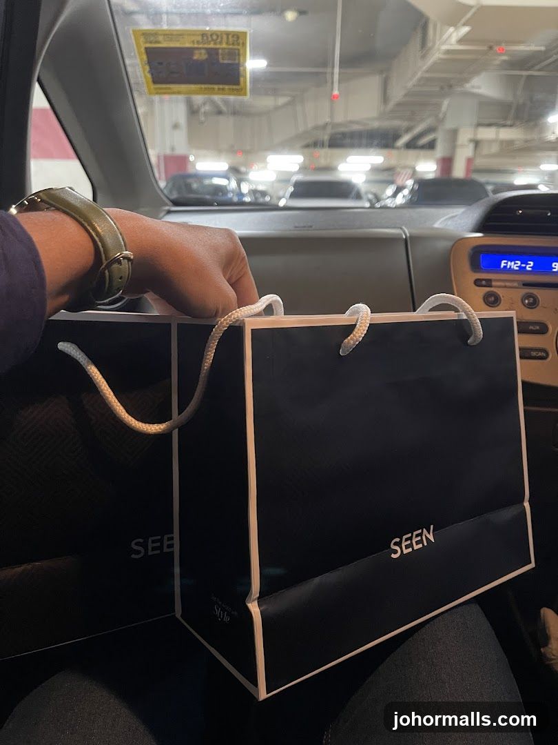 Shopping Bags in Car