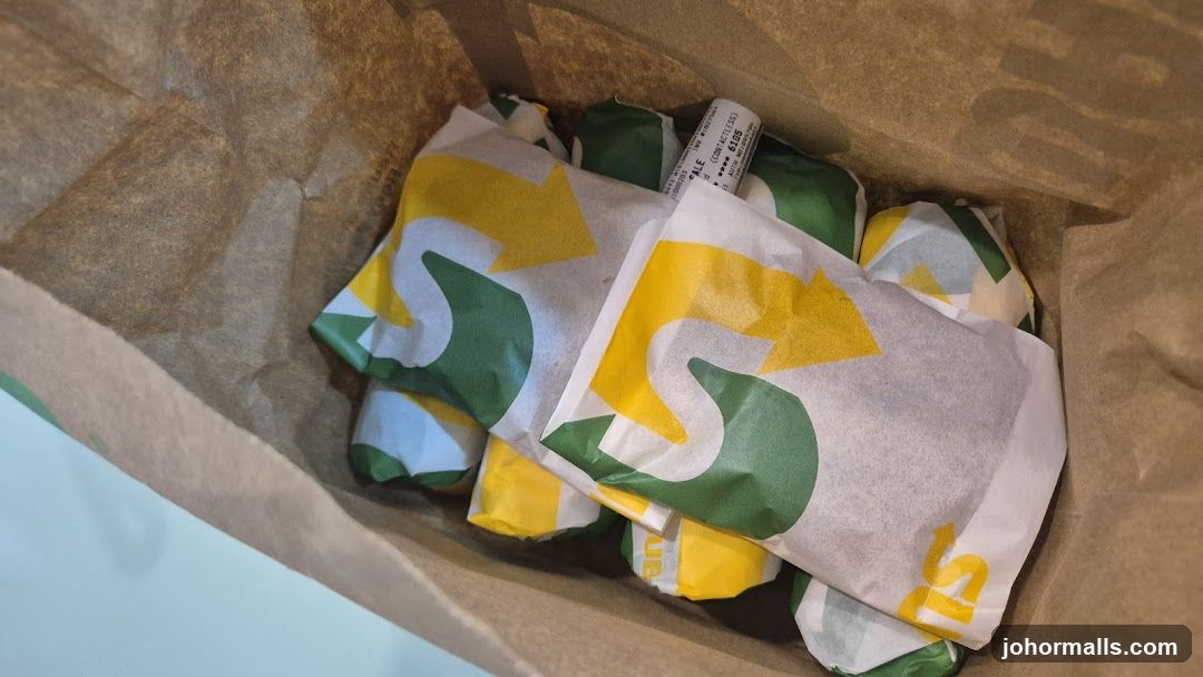 Subway Sandwiches in a Bag