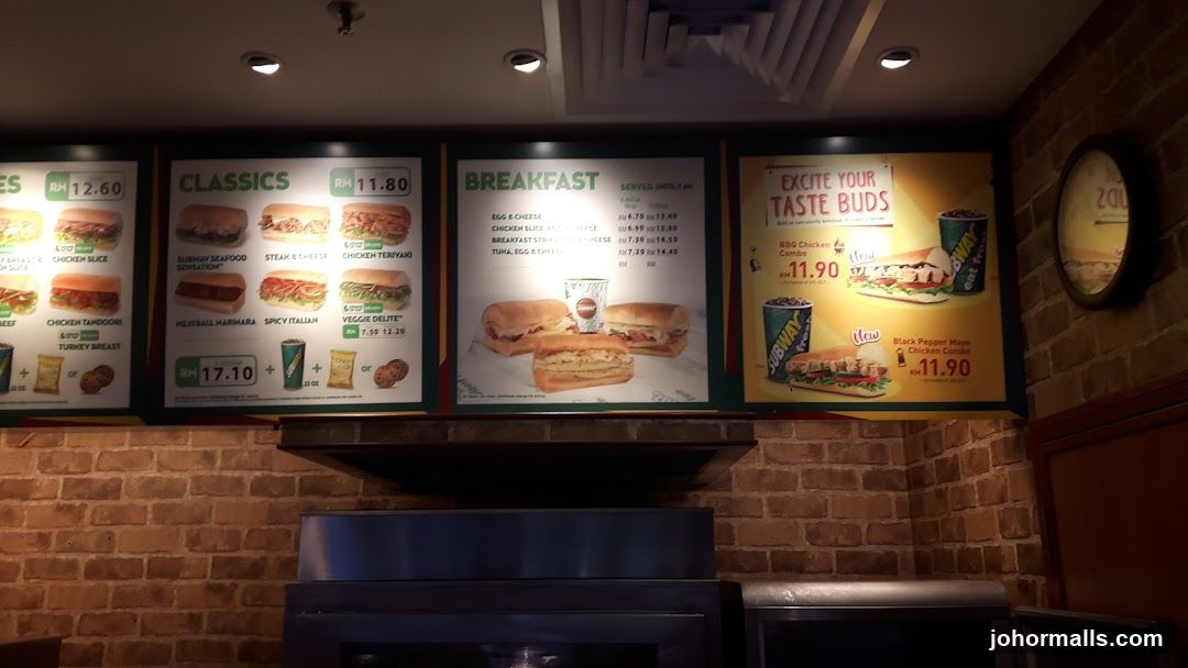 Subway Menu Boards