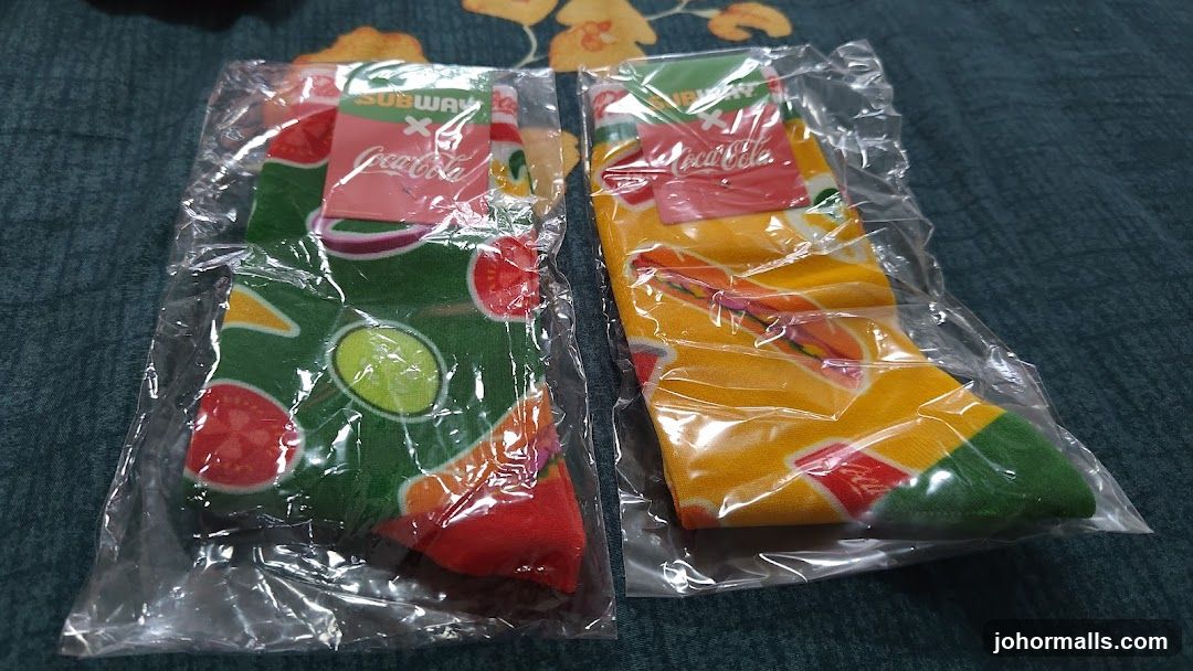 Subway and Coca-Cola Socks
