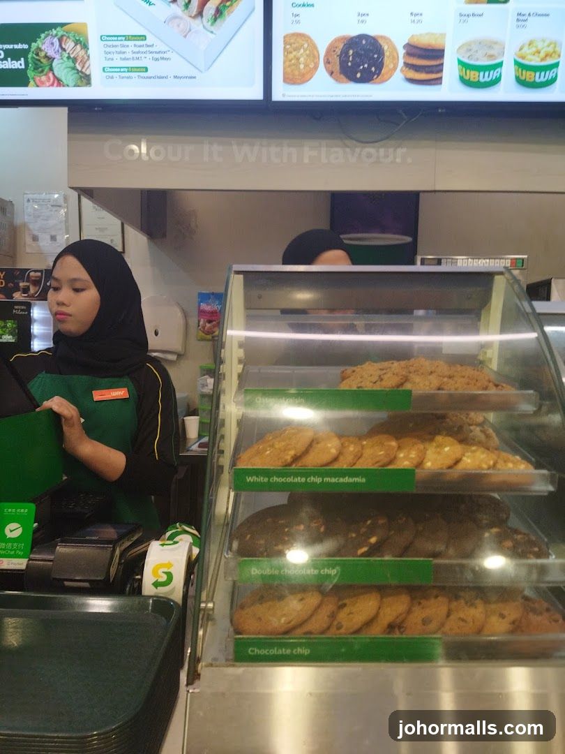 Subway Cookies Display
