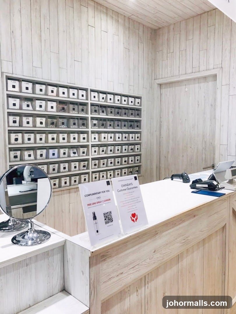 Eyewear Store Counter