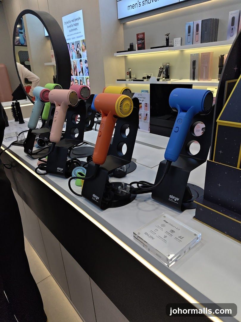 Hair Dryers Display