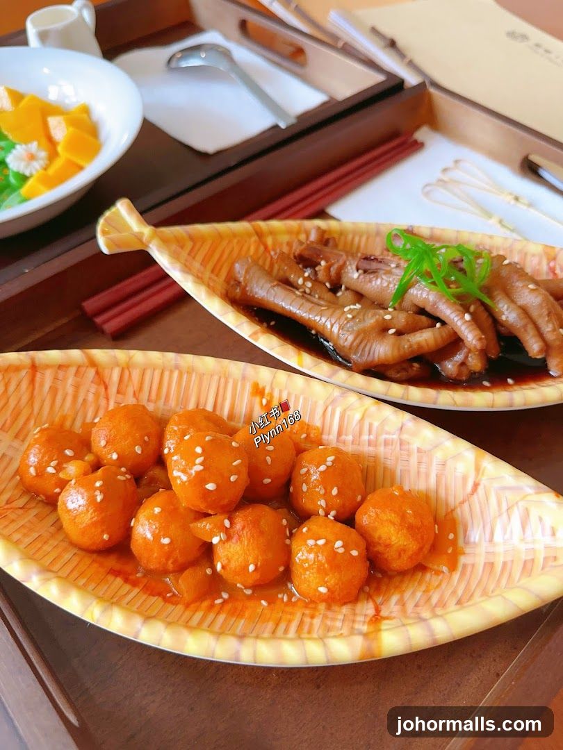 Braised Chicken Feet and Fried Fish Balls