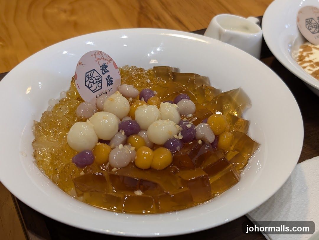 Dessert with Jelly and Boba