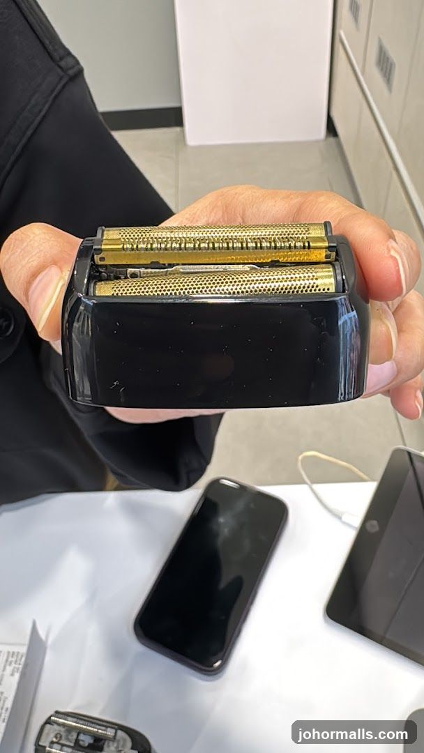 Close-up of Electric Shaver Head