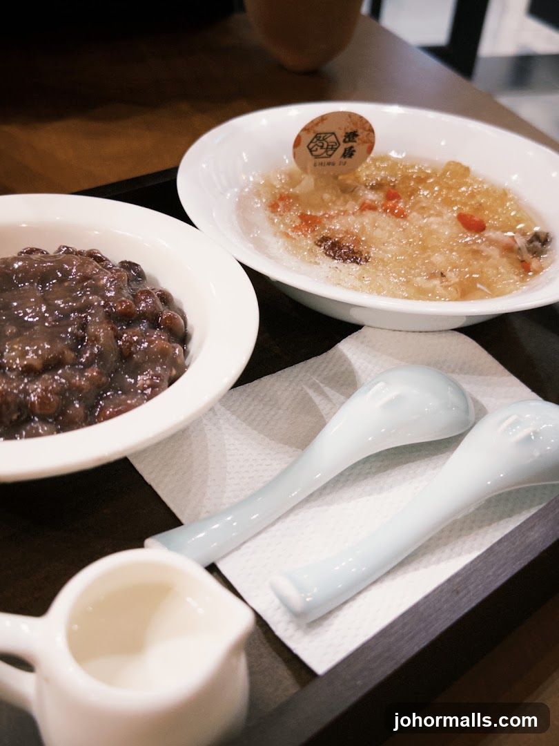 Dessert with Red Bean Paste