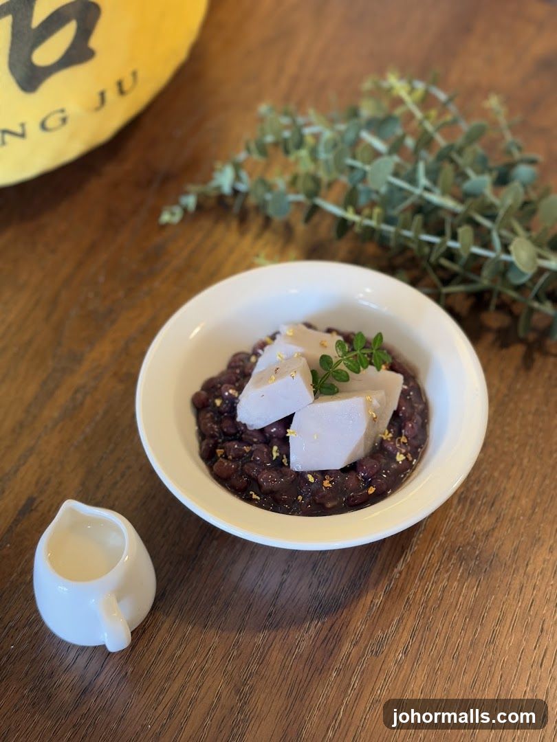 Red Bean Dessert with Taro