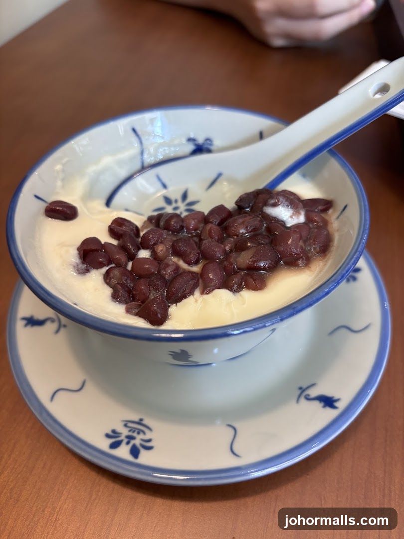 Red Bean Tofu Pudding